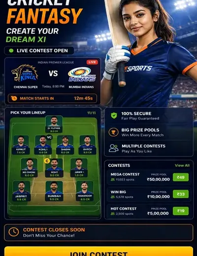 Gali Satta (gali satta) fantasy cricket & matchday visual 3