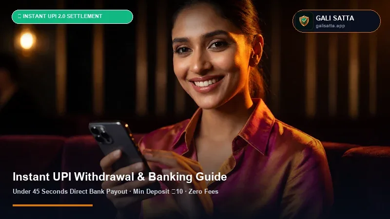 Gali Satta Instant UPI Withdrawal & ₹25 INR Deposit Tutorial
